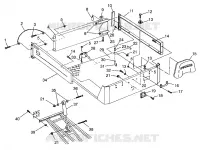 POSTERIORE MONTAGGIO LETTO Magnum 6X6 W968744 and Swedish Magnum 6X6 S968744 (4936073607A008)