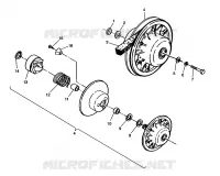 FRIZIONE DRIVEN ASSEMBLY  XPLORER 4X4 W959140 (4930223022C004)