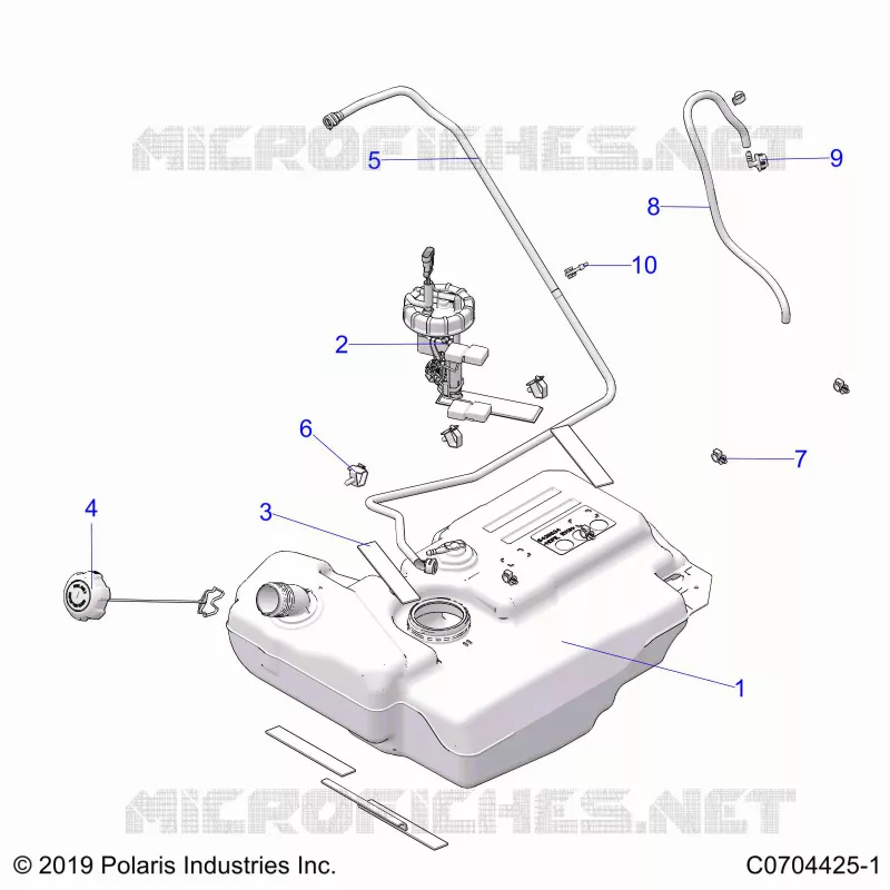 SERBATOIO DI CARBURANTE EVAP