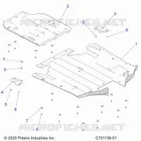 CHASSIS, SCIARED PLATES