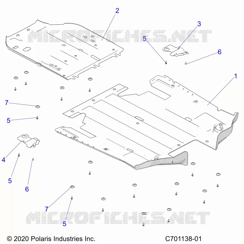 CHASSIS, SCIARED PLATES
