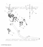 MOTORE, ACCELERATORE CONTROL ASM.