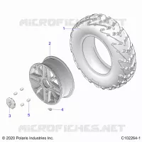 RUOTAS, FRONT TIRE