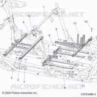CHASSIS, SEAT AND CENTER CONSOLE MONTAGGIO