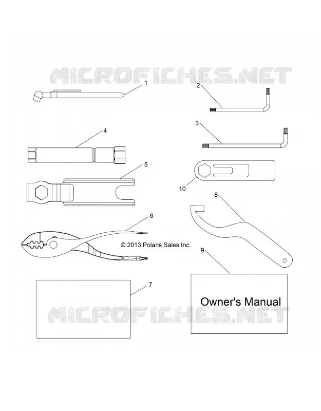 REFERENCES, TOOL KIT AND MANUALE DEL PROPRIETARIO