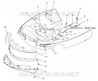 NOSEPAN 600 XCR SP 0965677 and EUROPEAN 600 XCR SP E965677 (4932063206A008)