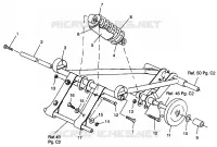 ANTERIORE COPPIA ARM 500 CARB SKS 0962564 and EUROPEAN 500 CARB SKS E962564 (4931873187C004)