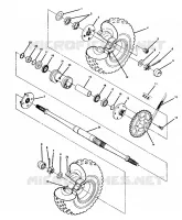 RUOTA POSTERIORE DRIVE ASSEMBLY (4914781478017A)