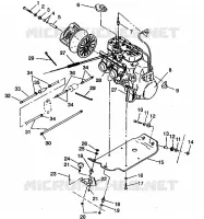 MONTAGGIO DEL MOTORE 500 EFI 0942774 and  EFI SKS 0942574 (49274127410029)
