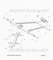 SUSPENSION, ANTERIORE COPPIA ARM