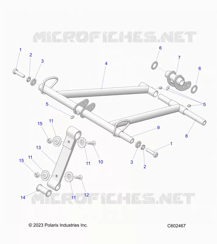 SUSPENSION, ANTERIORE COPPIA ARM