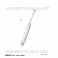 SUSPENSION, AMMORTIZZATORE POSTERIORE TRACK