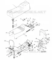 MONTAGGIO SEDILE   SERBATOIO 440 0952760, 440 SKS 0952560,  and EUROPEAN 440 (4929032903A008)