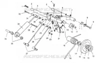 POSTERIORE COPPIA ARM 500 CARB 0962764, 500 CARB SKS 0962564,  500 CARB (4931873187C005)