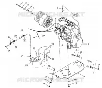 MONTAGGIO DEL MOTORE 440 LC 0972760 (4938353835C001)