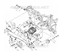 ENGINE AND SUPPORTO MARMITTA  (4913491349005A)