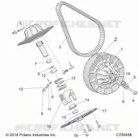 TRASMISSIONE, SECONDARY CLUTCH