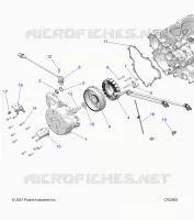 ENGINE, STATOR AND FLYRUOTA