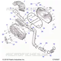 TRASMISSIONE, CLUTCH COVER AND DUCTING
