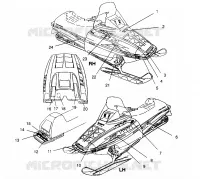 DECALS XLT RMK 0960956, XLT SKS 0960556 AND EUROPEAN XLT SKS E960556 (4931813181A013)