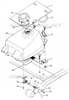 CARBURANTE TANK Trail Boss W97AA25C (4940574057A011)