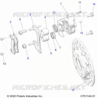 BRAKES, PINZA FRENO POSTERIORE