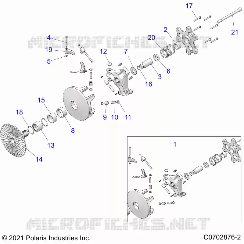 TRASMISSIONE, PRIMARY CLUTCH