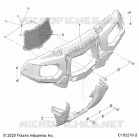 PARAURTI ANTERIORE AND MOUNTING