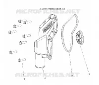 MOTORE, WATERPUMP IMPELLER AND COVER