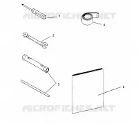 KIT DI STRUMENTI ULTRA SKS 0960578, EURO ULTRA SKS E960578, and  ULTRA RMK 0960978 (4931683168D004)