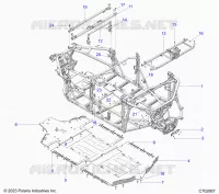 CHASSIS, MAIN FRAME AND SCIARED PLATES