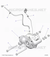 TRASMISSIONE, FRONT GEARCASE MOUNTING