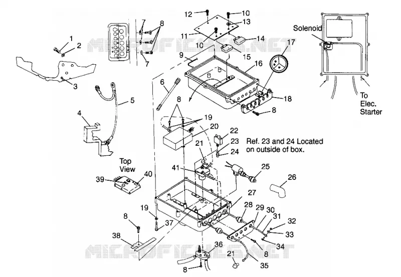 BOX ELETTRICO SLTX B964590 and Intl. SLTX I964590 (4935783578B010)