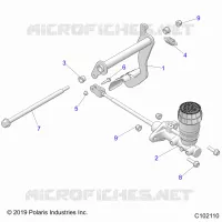 BRAKES, PEDAL AND CILINDRO PRINCIPALE MOUNTING