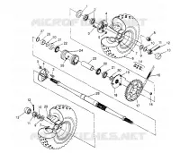 TRAZIONE POSTERIORE MONTAGGIO 2x4 400L W947540 (4926752675C001)