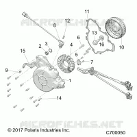 ENGINE, STATOR AND VOLANO
