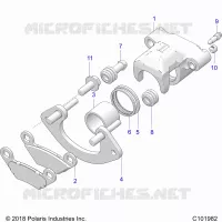 FRENO POSTERIORE CALIPER