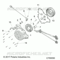 ENGINE, STATOR AND VOLANO