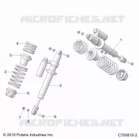 SUSPENSION, SHOCK ANTERIORE MOUNTING