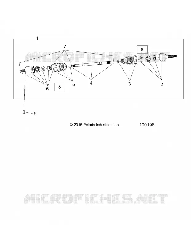 TRASMISSIONE, FRONT HALF SHAFT