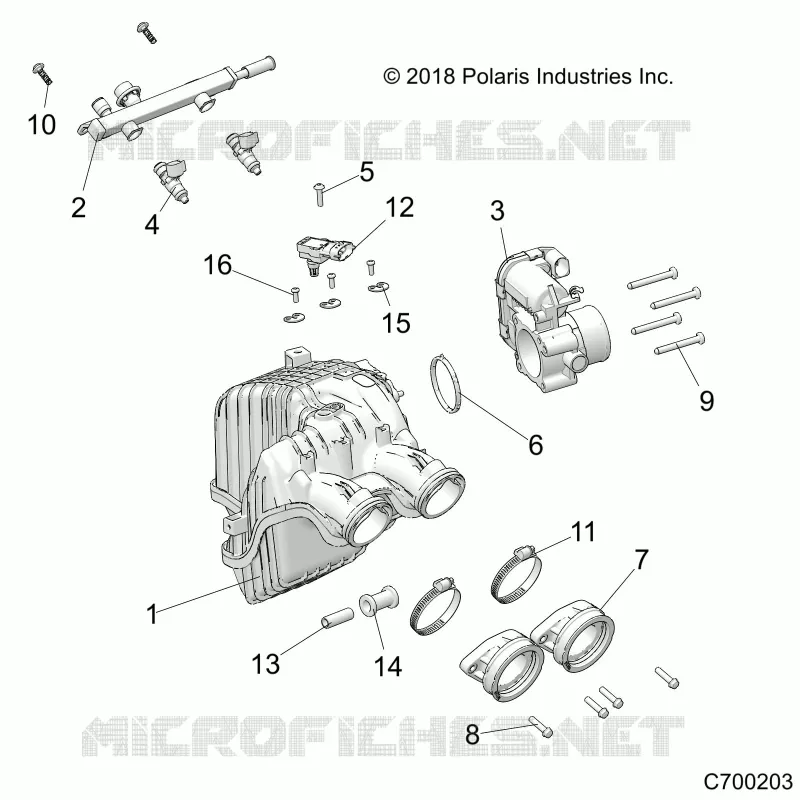 ENGINE, INTAKE AND CORPO FARFALLATO