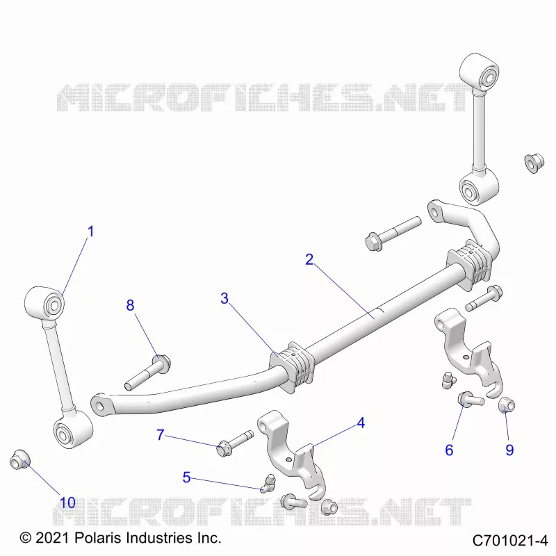 SUSPENSION, FRONT BARRA DI STABILIZZAZIONE