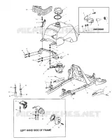 CARBURANTE TANK AND CARBURATORE MOUNTING