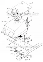 MONTAGGIO SERBATOIO CARBURANTE SWEDISH 4x4 400L S948140 (4926912691A013)