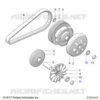 TRASMISSIONE, PRIMARY CLUTCH