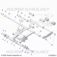 SOSPENSIONE POSTERIORE CONTROL ARM MOUNTING