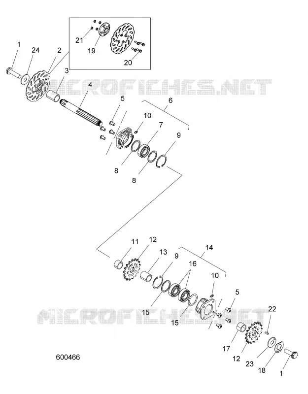 TRASMISSIONE, JACKSHAFT AND FRENO DISC