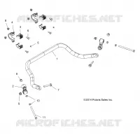 SUSPENSION, POSTERIORE STRUT STABILIZZATORE