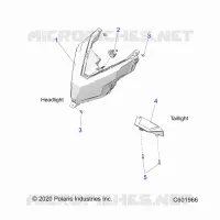 ELETTRICO, HEADLIGHT AND TAILLIGHT