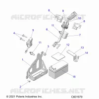 ELETTRICO, BATTERY, MANUAL START POWER UP COMPONENTS